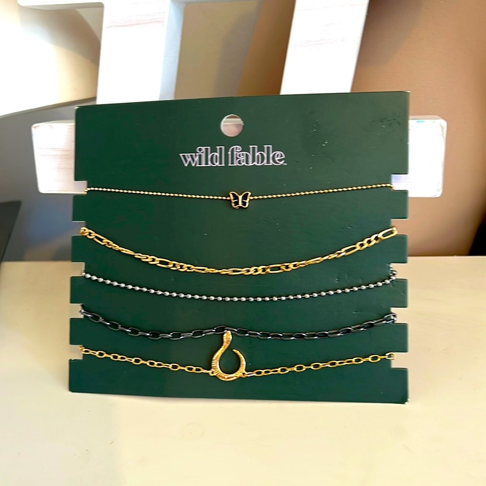 Wild Fable choker necklace set of 5